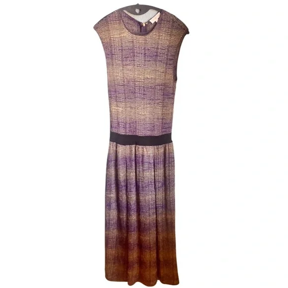 Tory Burch Nadia Knit Midi Dress Sz Small - Picture 3 of 9